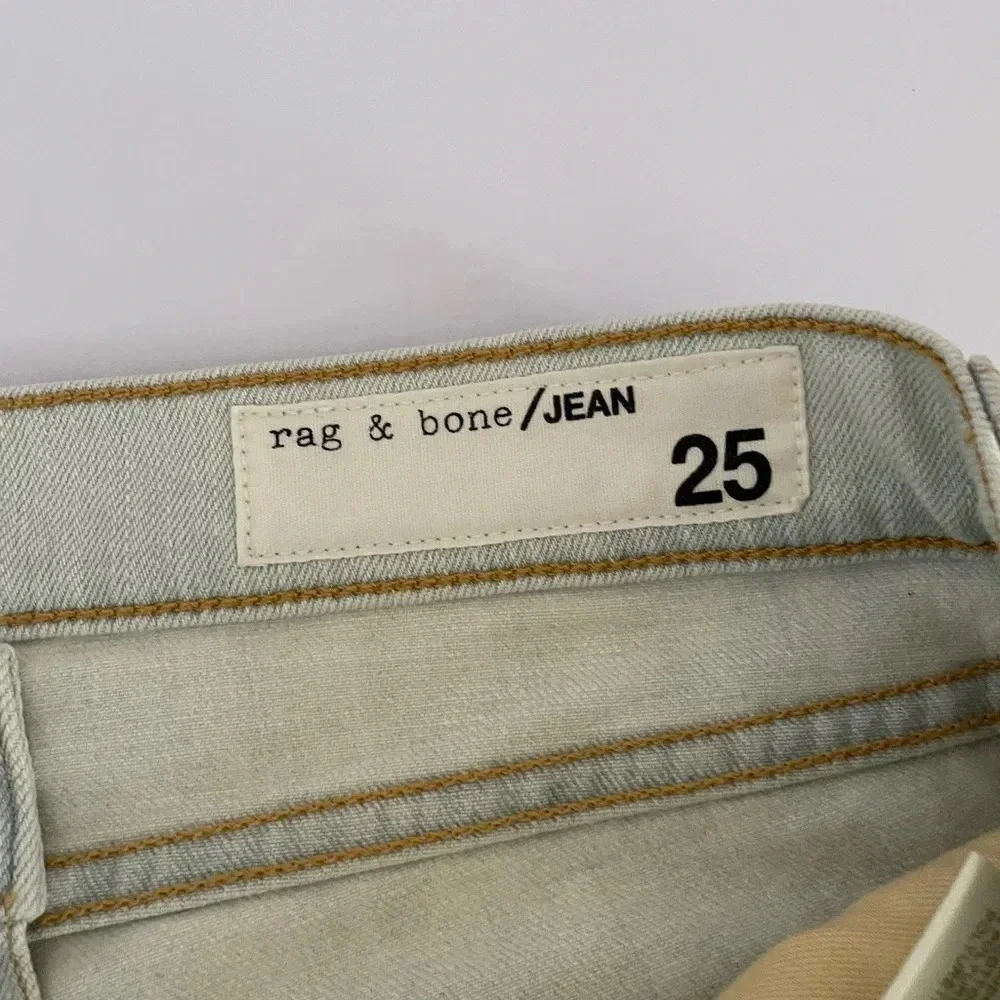 rag & bone Dre Cutoff Ankle Cropped Skinny Jeans Color Achilles Size 25